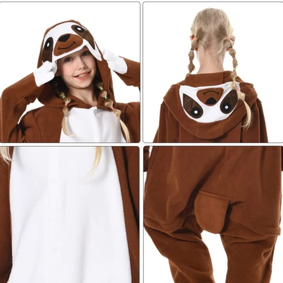 Cute & Cozy Slogth Costume/Pajamas - Picture 4 of 6